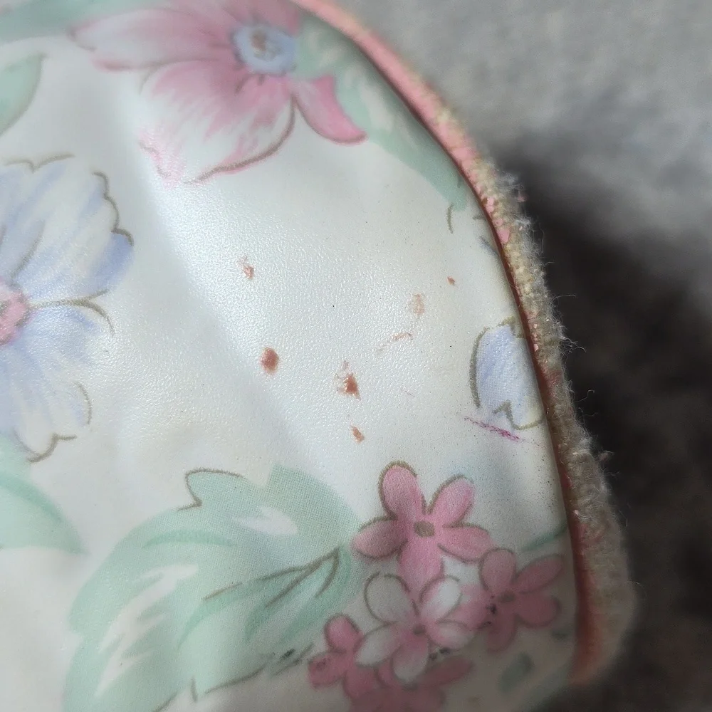 Avon‎ Vintage Style Floral Makeup Cosmetic Toiletry Bag